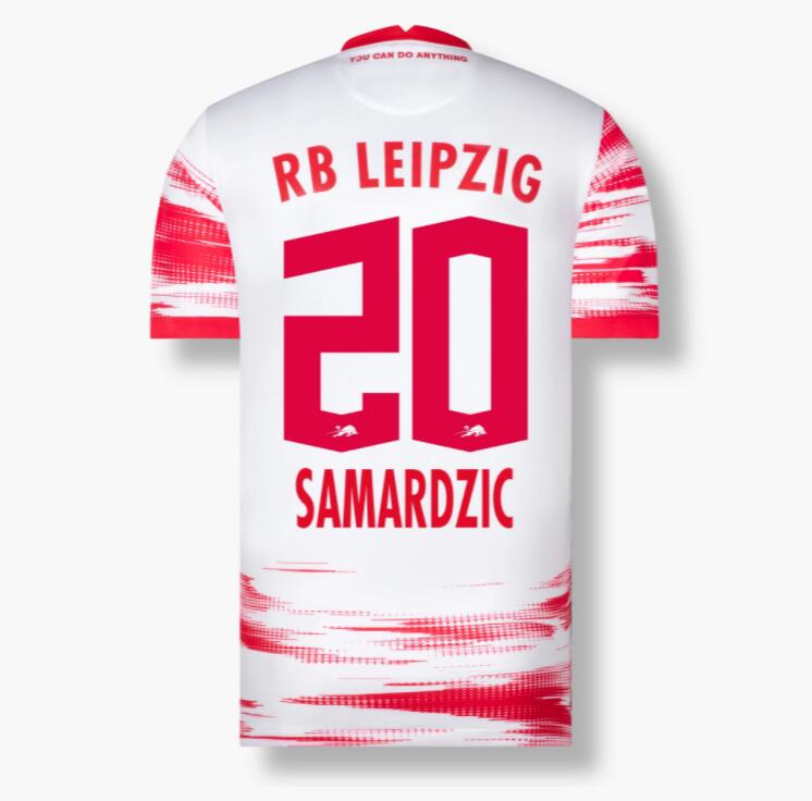 2021/22 RB Leipzig Home Kit Soccer Jersey SAMARDZIC 20 printing